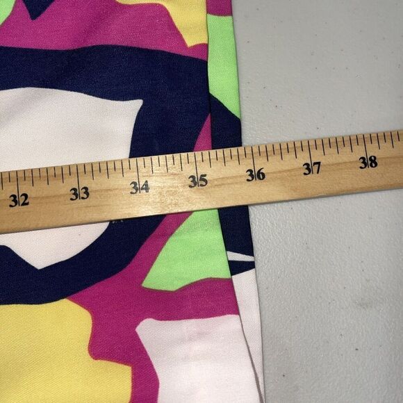 Laundry by Shelli Segal Womens Cap Sleeve Shift Dress Size 8 Floral Hawaii Happy - Picture 9 of 11